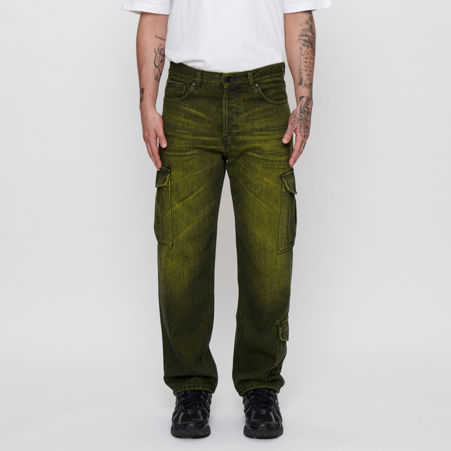 ZEFIRO / GREEN MARBLED - JEANS - K+LUSHA