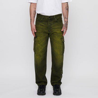 ZEFIRO / GREEN MARBLED - JEANS - K+LUSHA